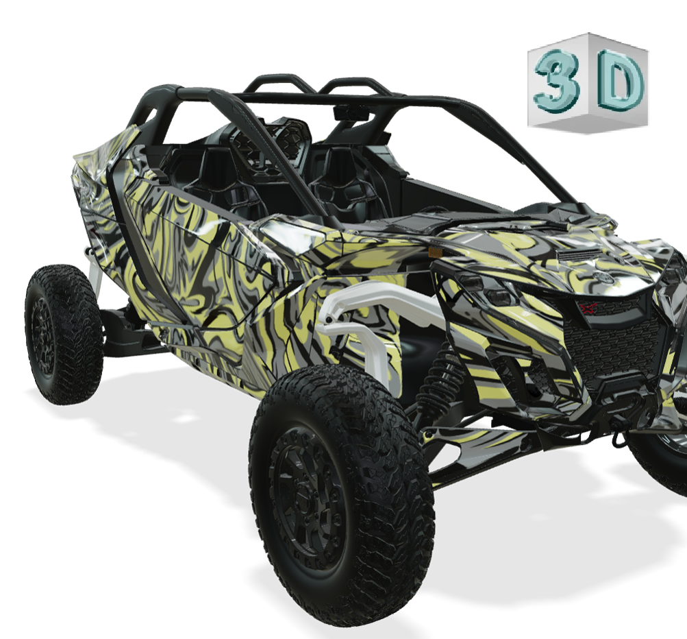 ACID design stickers for Can-Am Maverick R