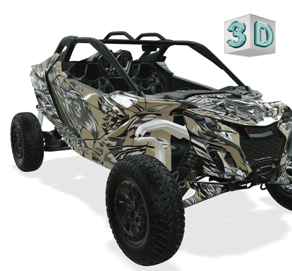 AMERICAN EAGLE design stickers for Can-Am Maverick R
