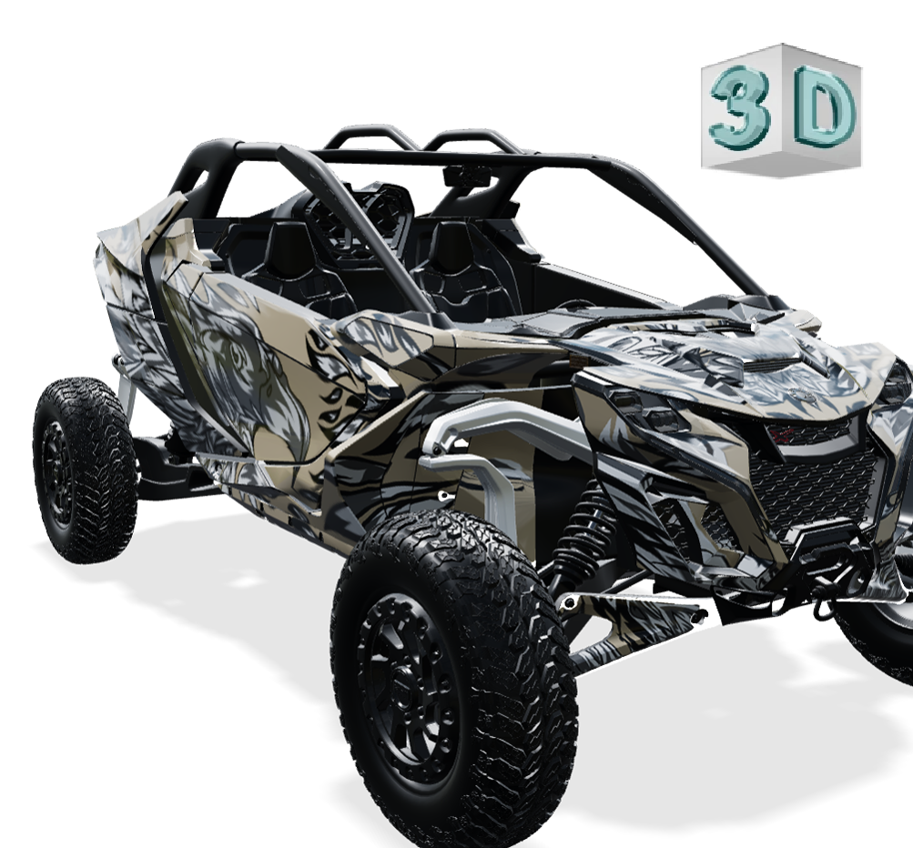 AMERICAN EAGLE design stickers for Can-Am MAVERICK R