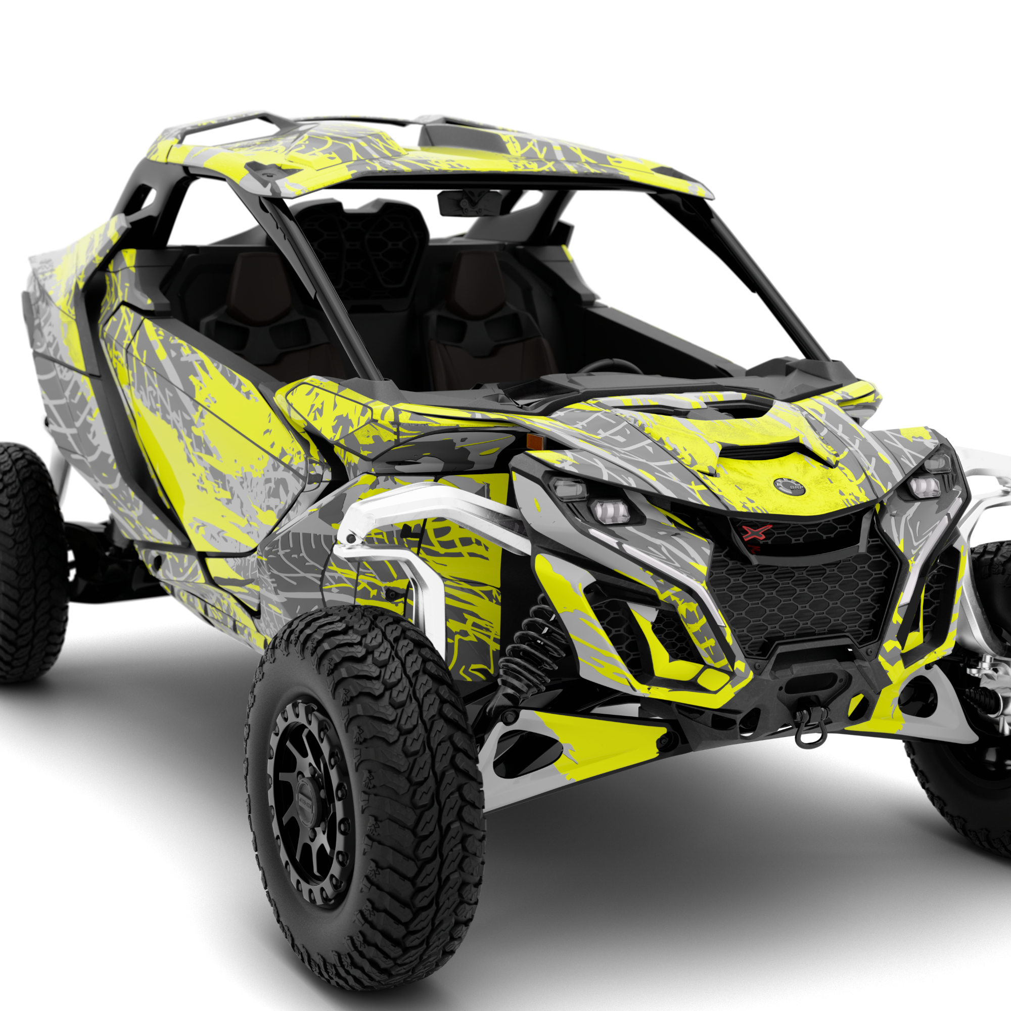 TRACKER design stickers for Can-Am Maverick R (from 2024)