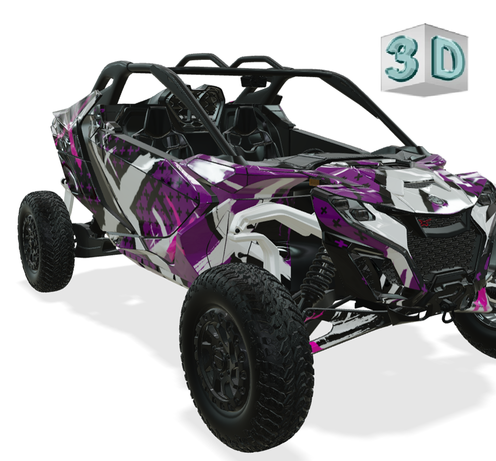X design stickers for Can-Am Maverick R
