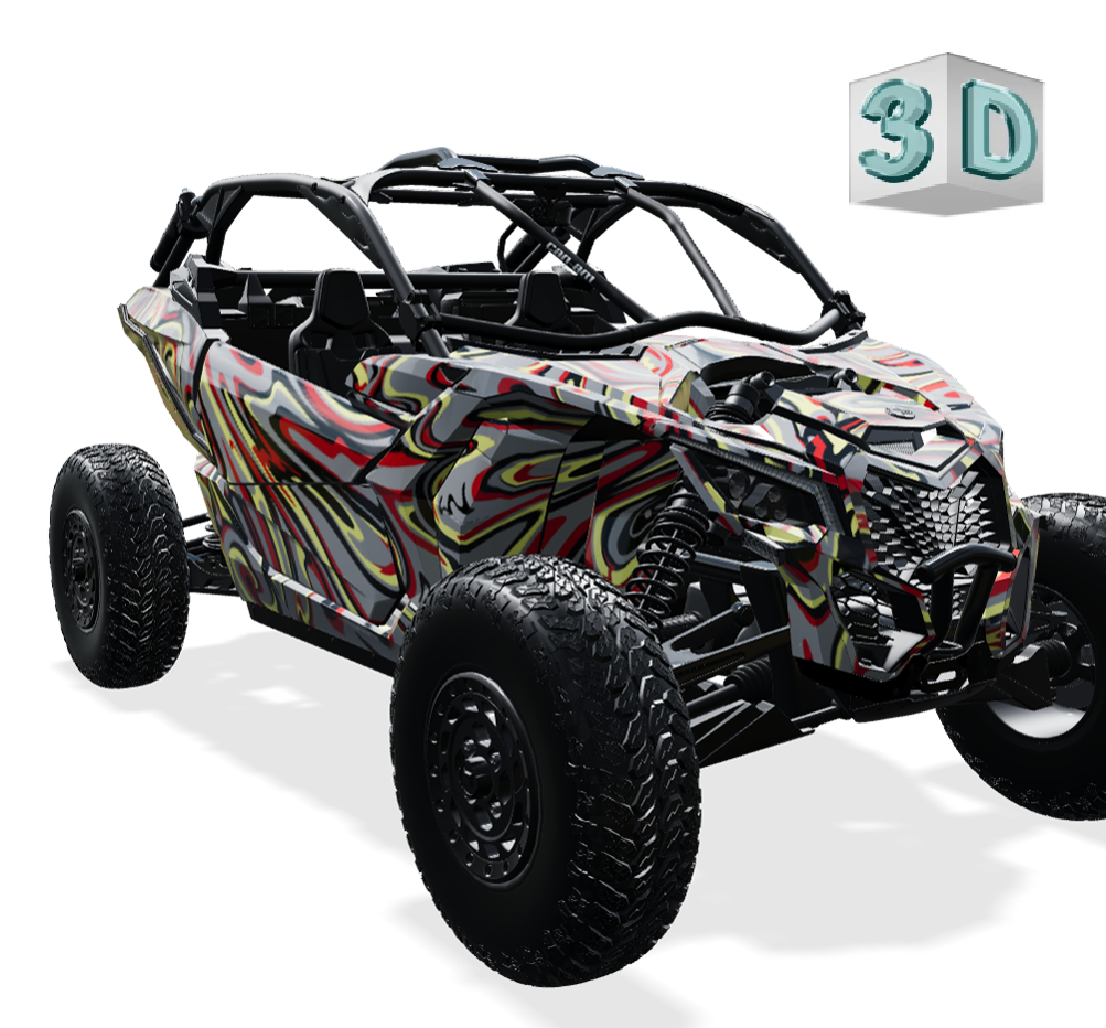 ACID design stickers for Can-Am MAVERICK X3