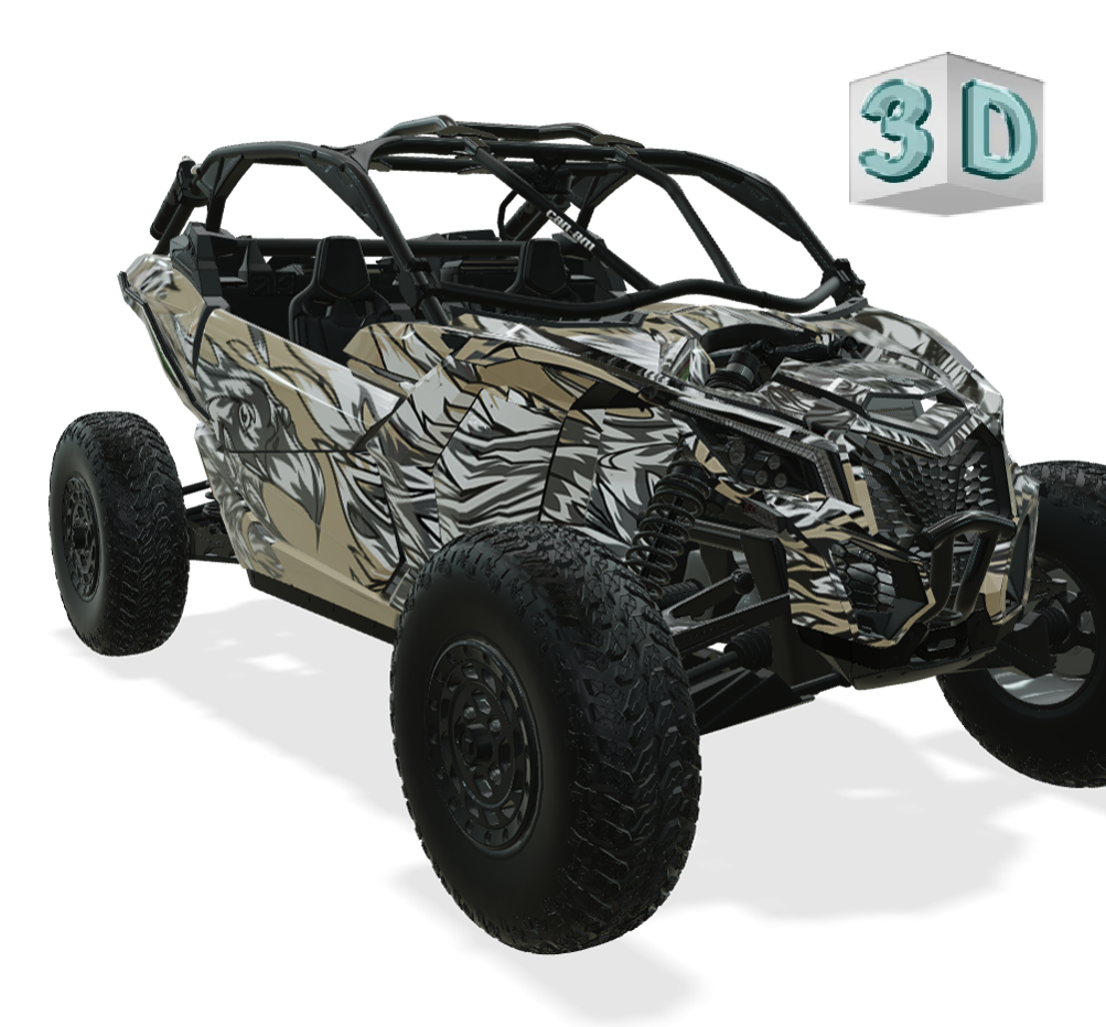 AMERICAN EAGLE design stickers for Can-Am Maverick X3