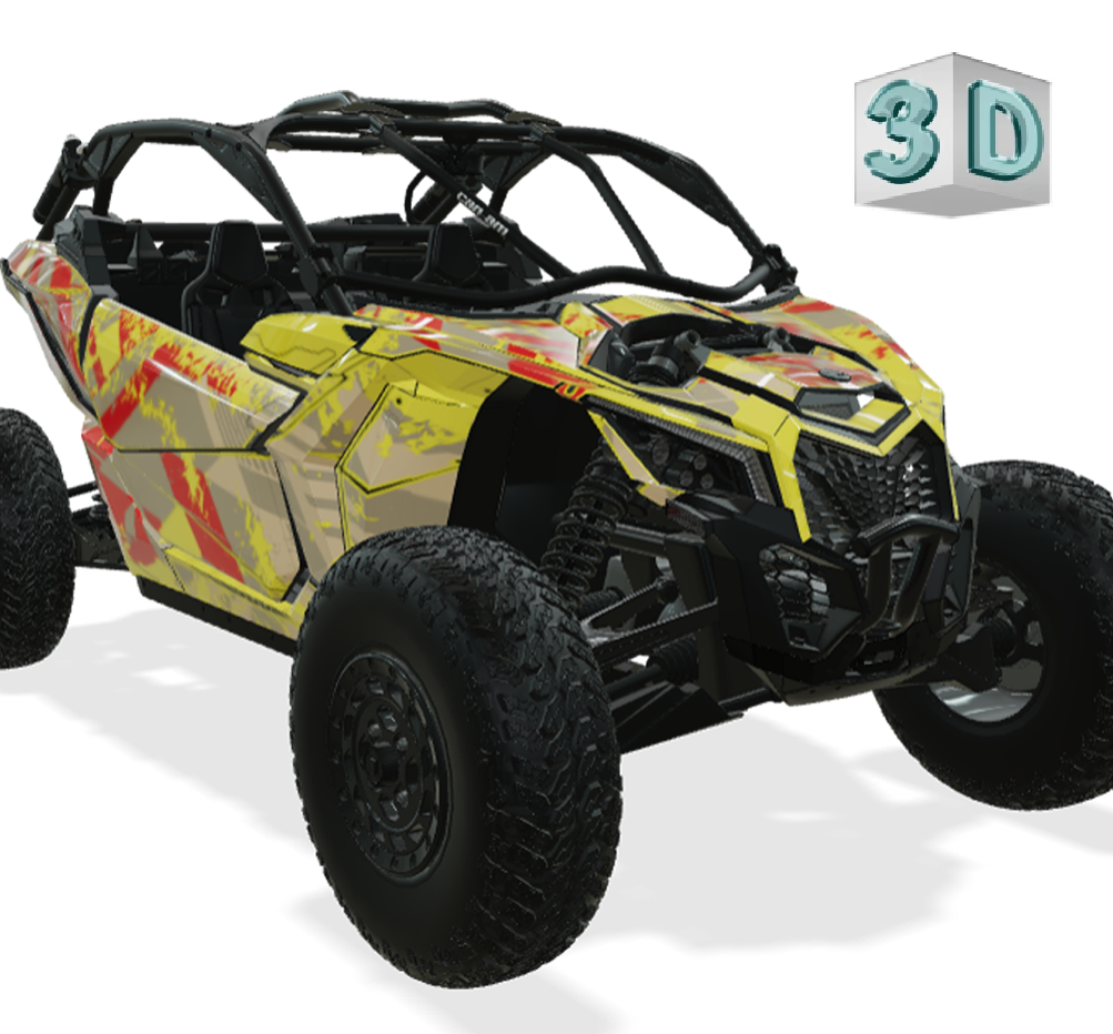 ARNOLDAS design stickers for Can-Am Maverick X3