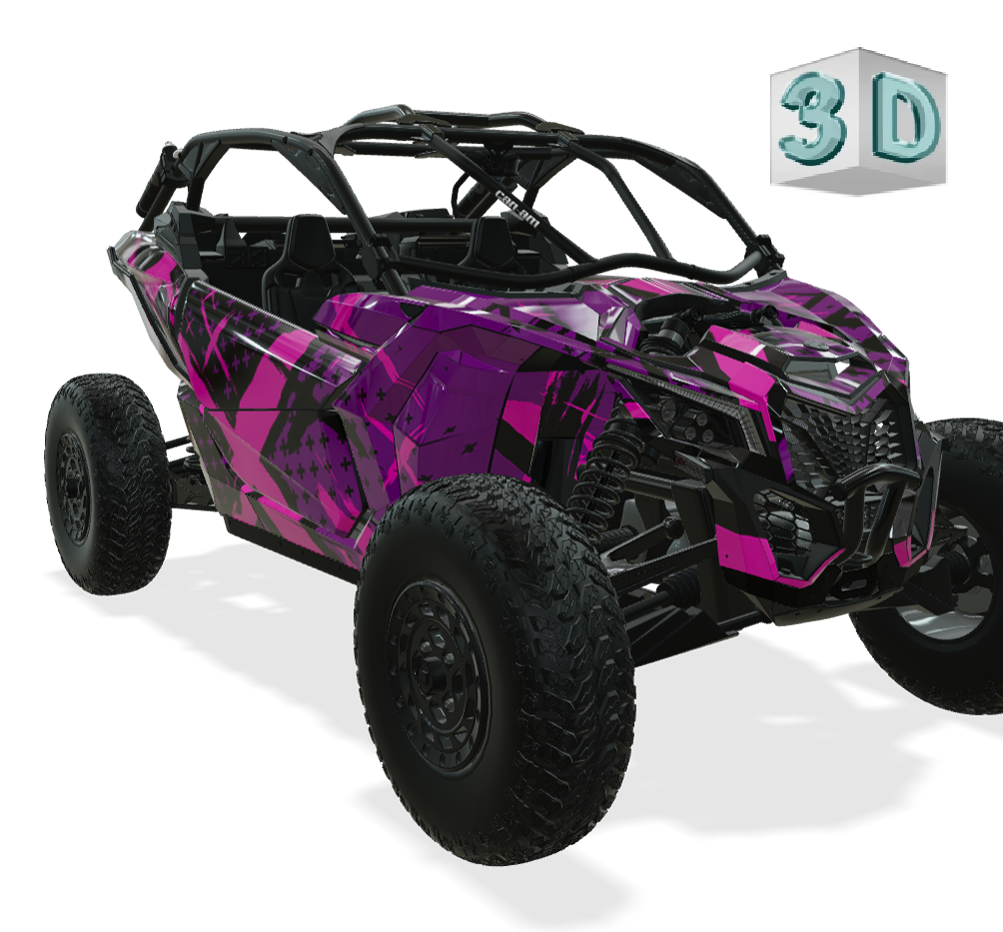 X design stickers for Can-Am Maverick X3