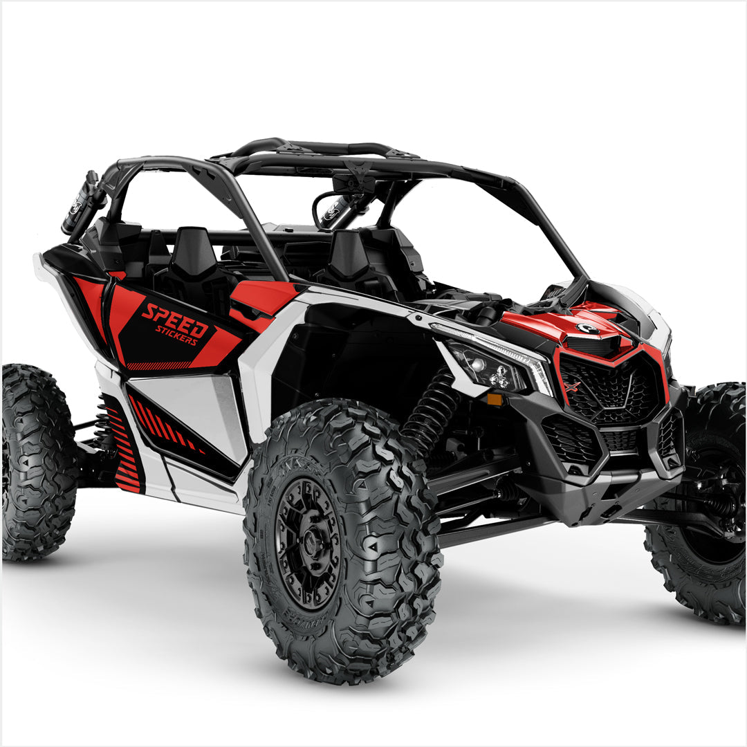 Maveric-X3-Can-Am-printed-graphics-decals-red