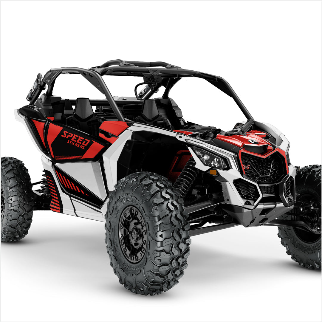 Maveric-X3-Can-Am-printed-graphics-decals-red