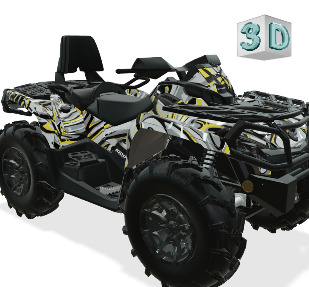 ACID design stickers for Can-Am Outlander G2