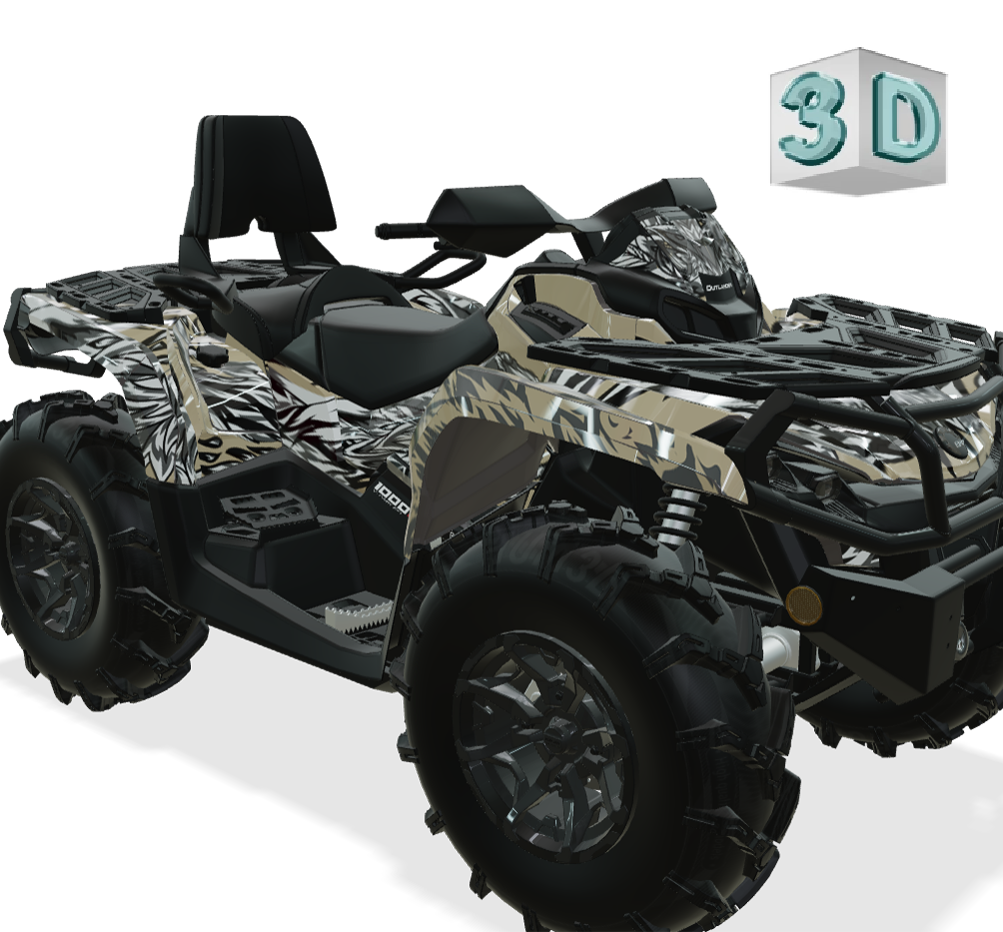 AMERICAN EAGLE design stickers for Can-Am Outlander G2