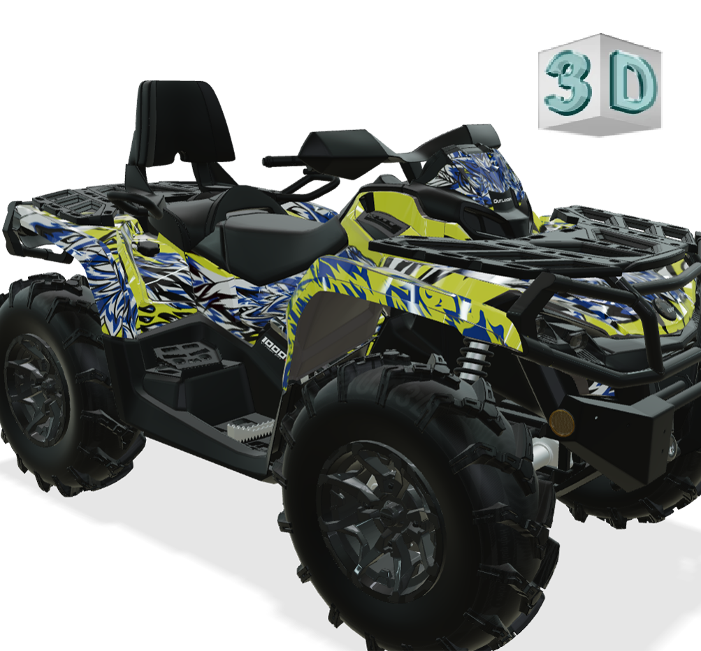 AMERICAN EAGLE design stickers for Can-Am Outlander G2