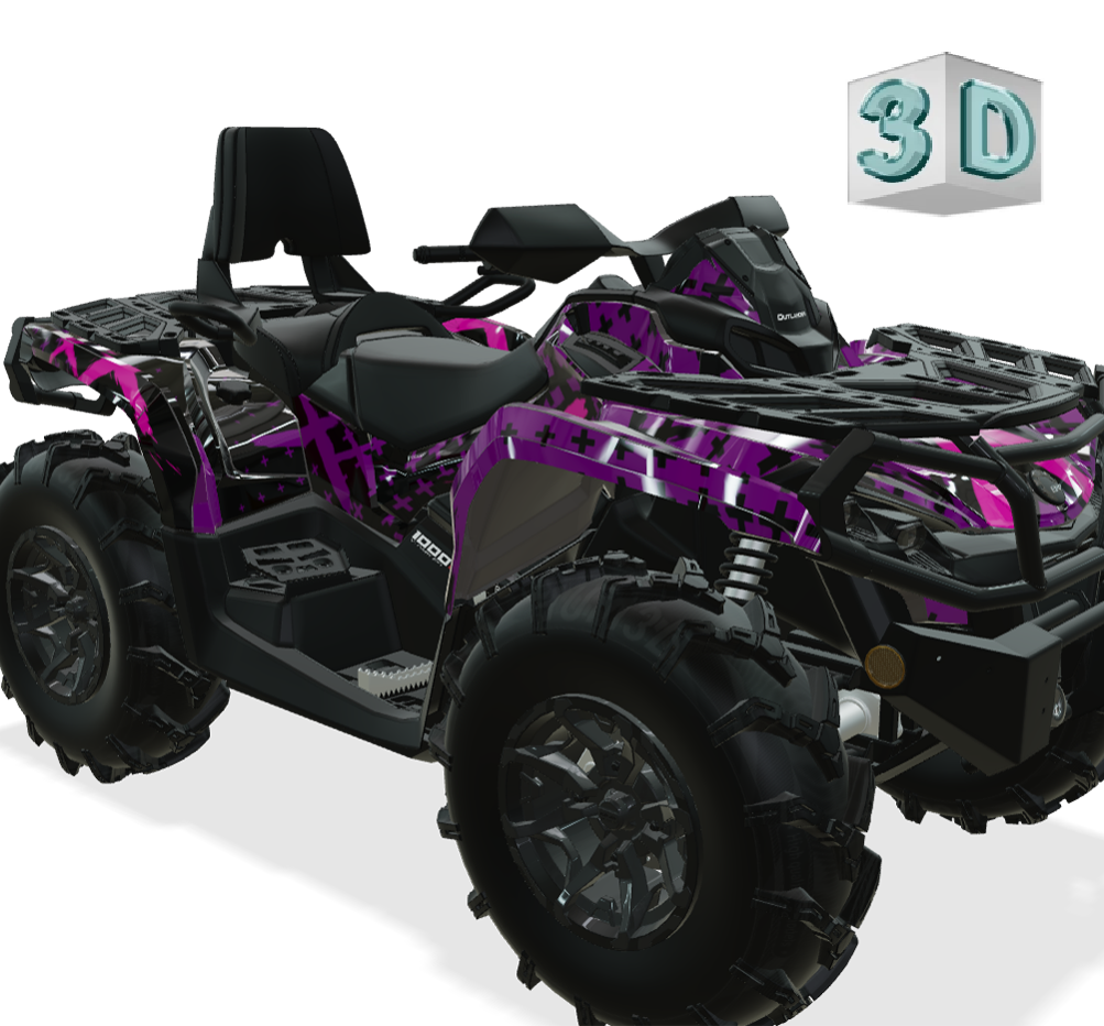 X design stickers for Can-Am Outlander G2