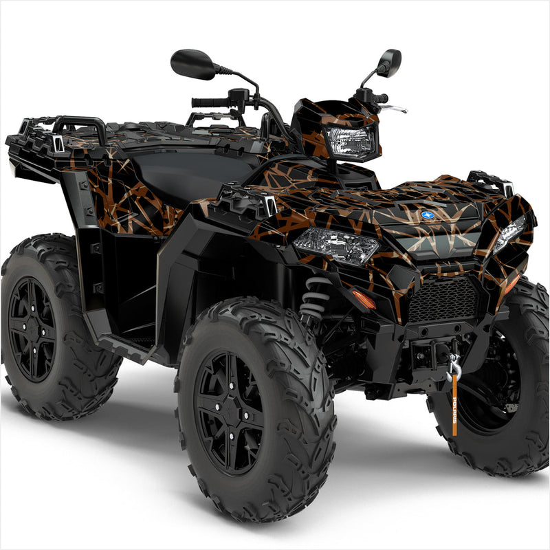 QUAKE design stickers for POLARIS SPORTSMAN