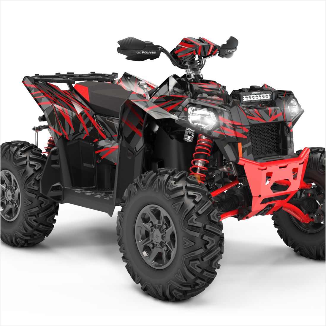 Polaris Scrambler decals wrap kit