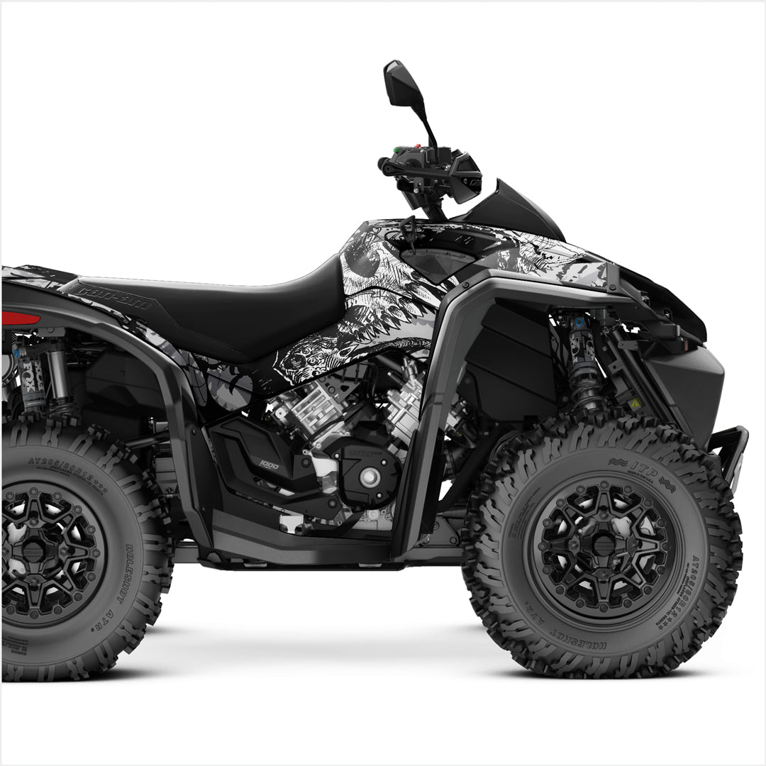 SYMBIOTE design stickers for Can-Am Renegade XXC/XMR