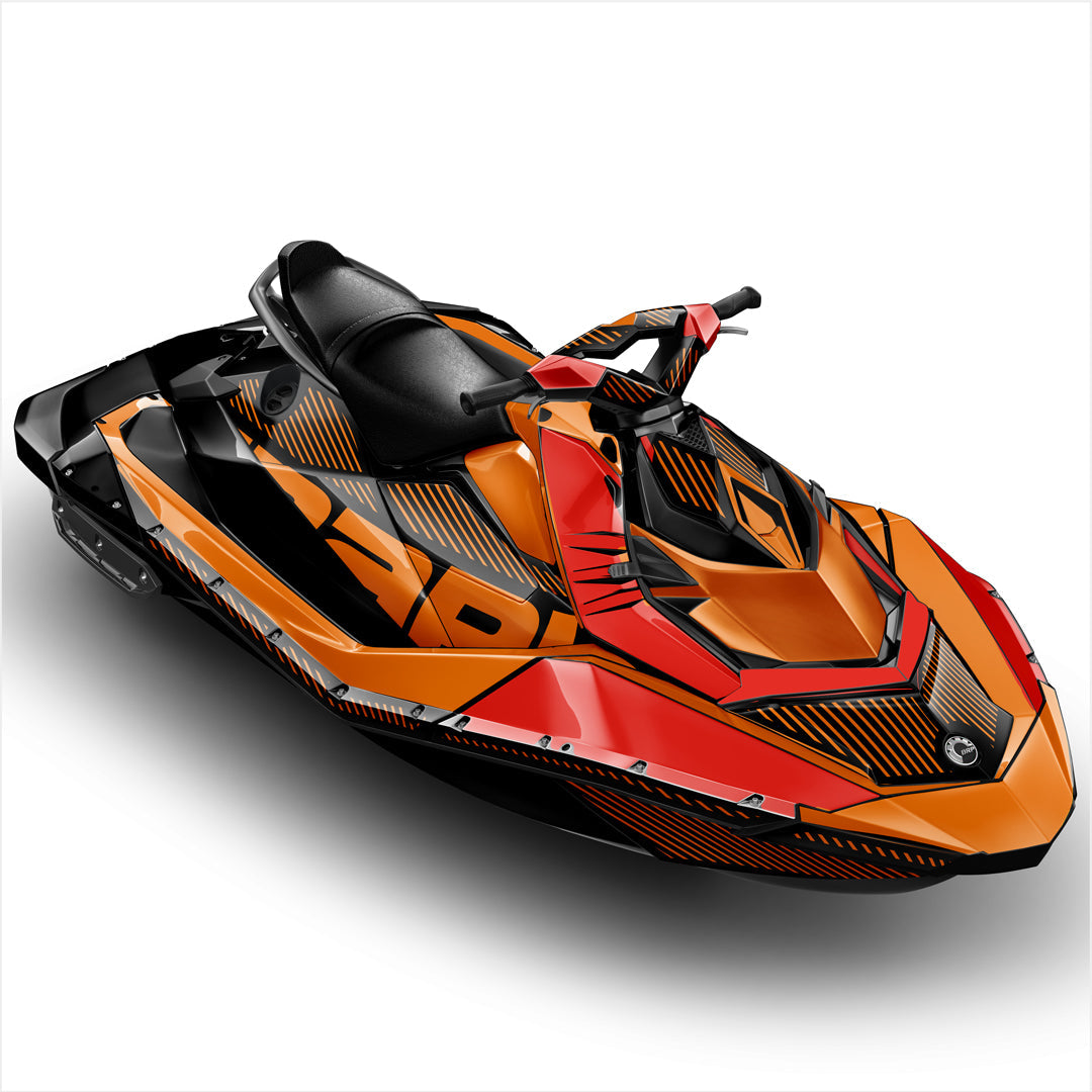 SEADOO-SPARK-decals-stickers-orange