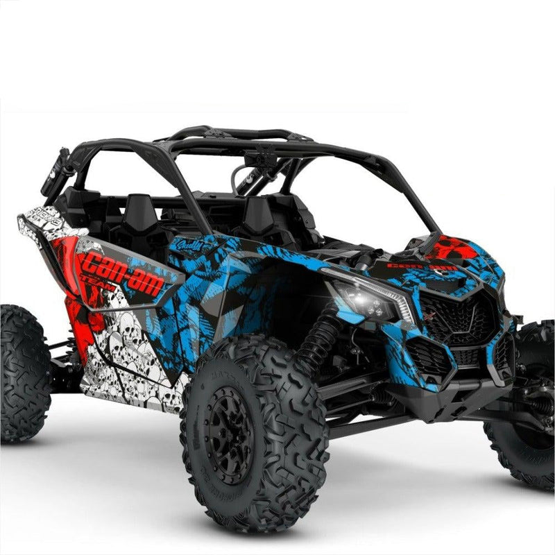 SKULLY X design stickers for Can-Am Maverick X3