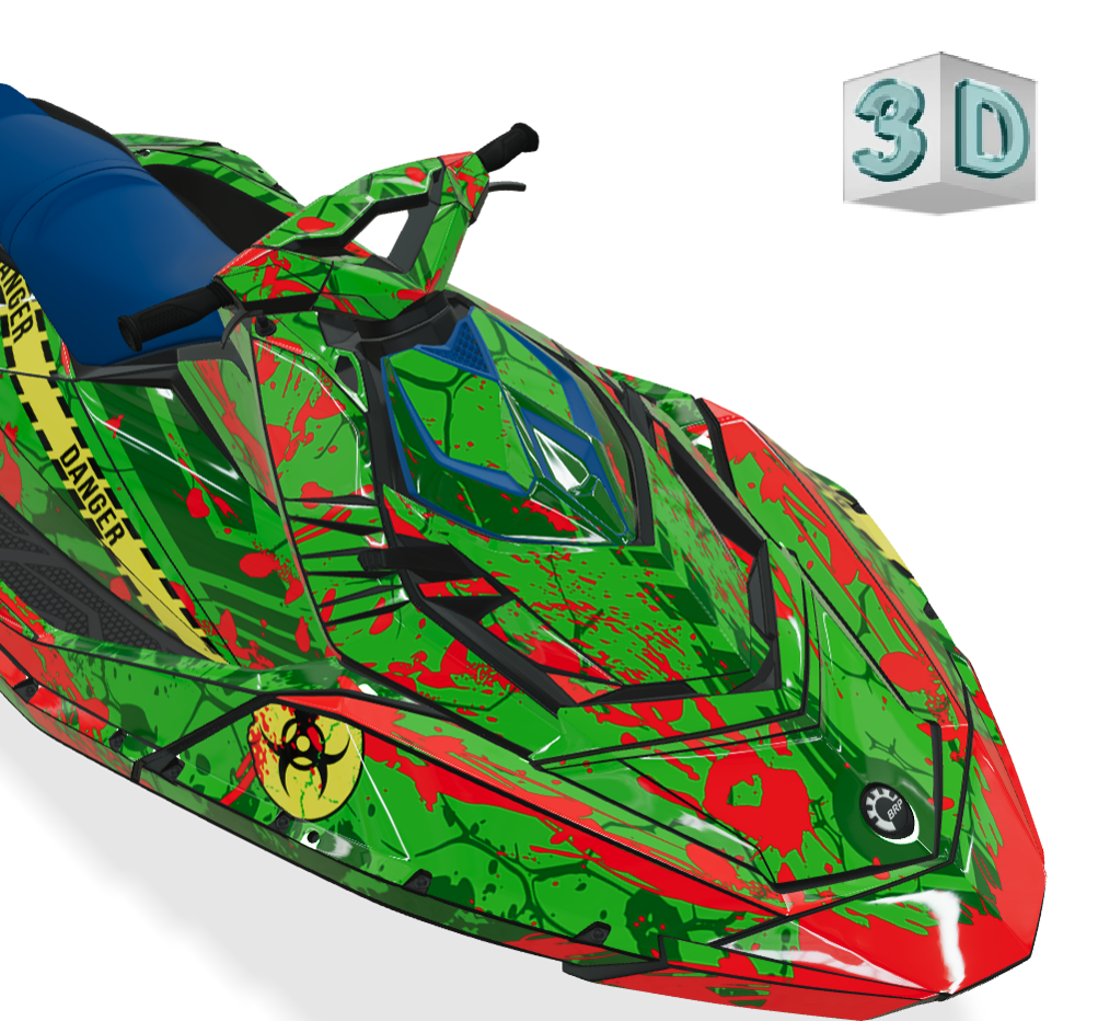 APOCALYPSE design stickers for Sea-Doo