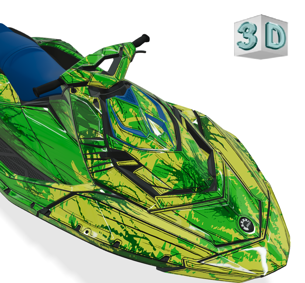 SHADED design stickers for Sea-Doo SPARK