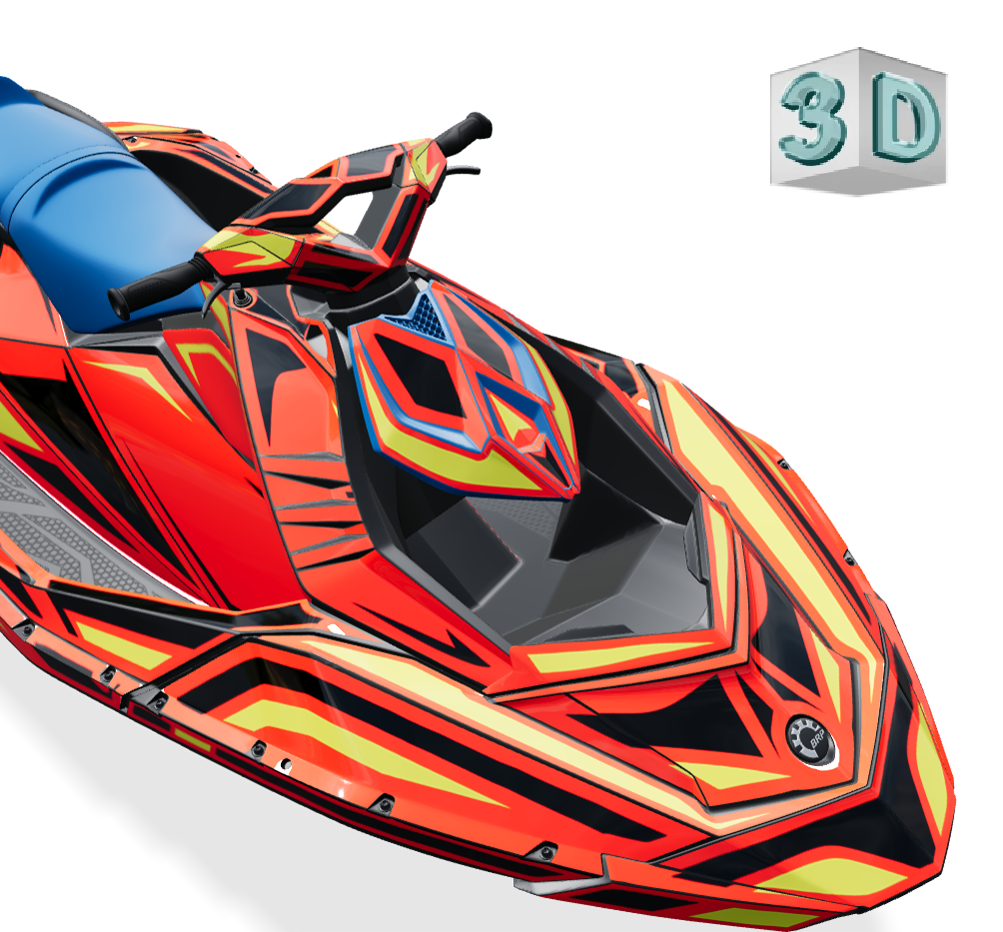 SIMPLE design stickers for Sea-Doo SPARK