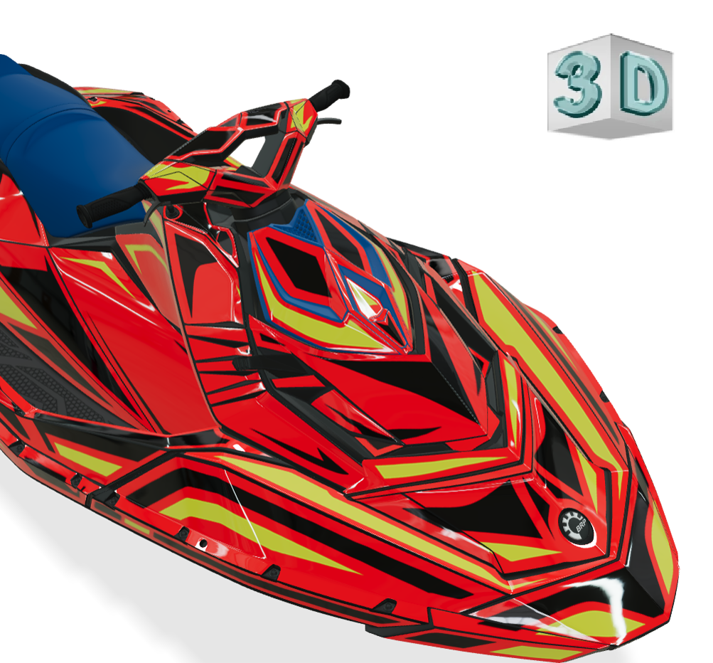 SIMPLE design stickers for Sea-Doo Spark