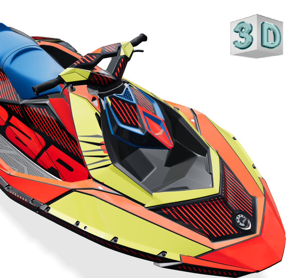 VELOCITY design stickers for Sea-Doo SPARK