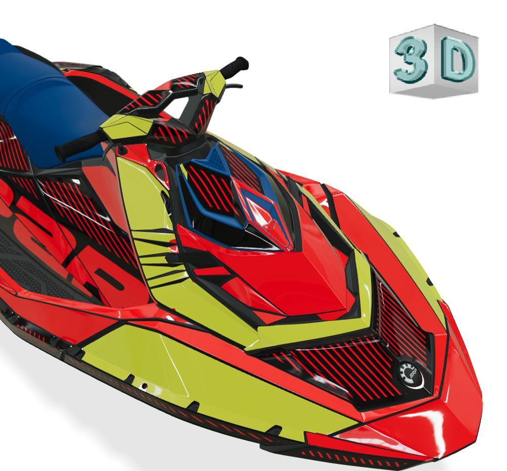 VELOCITY design stickers for Sea-Doo Spark