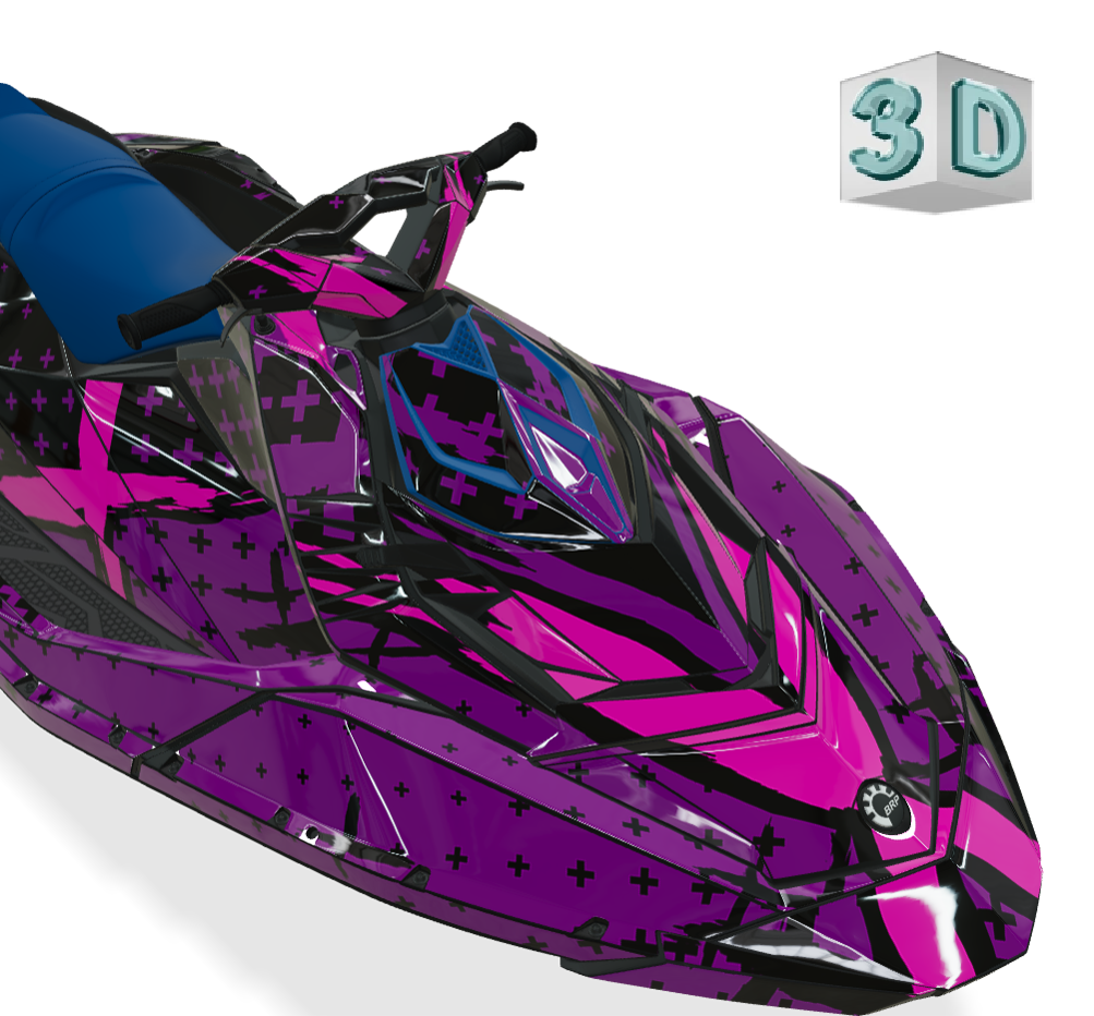 X design stickers for Sea-Doo SPARK