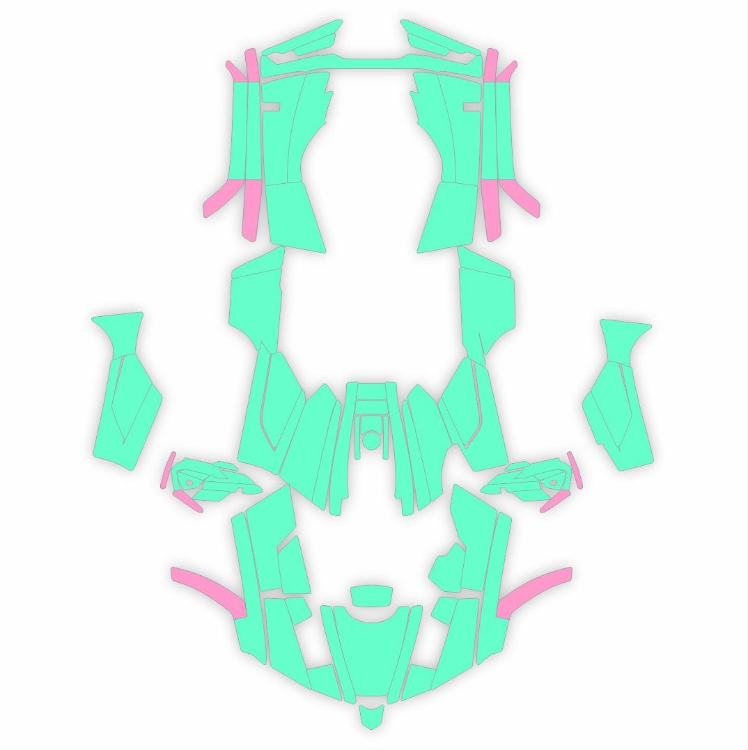 Template CFMOTO CFORCE 400 520