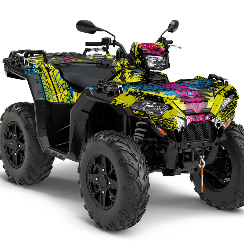 TRACKER design stickers for POLARIS SPORTSMAN
