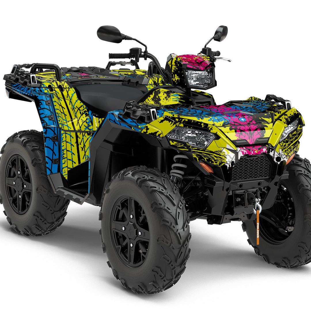 TRACKER design stickers for POLARIS SPORTSMAN