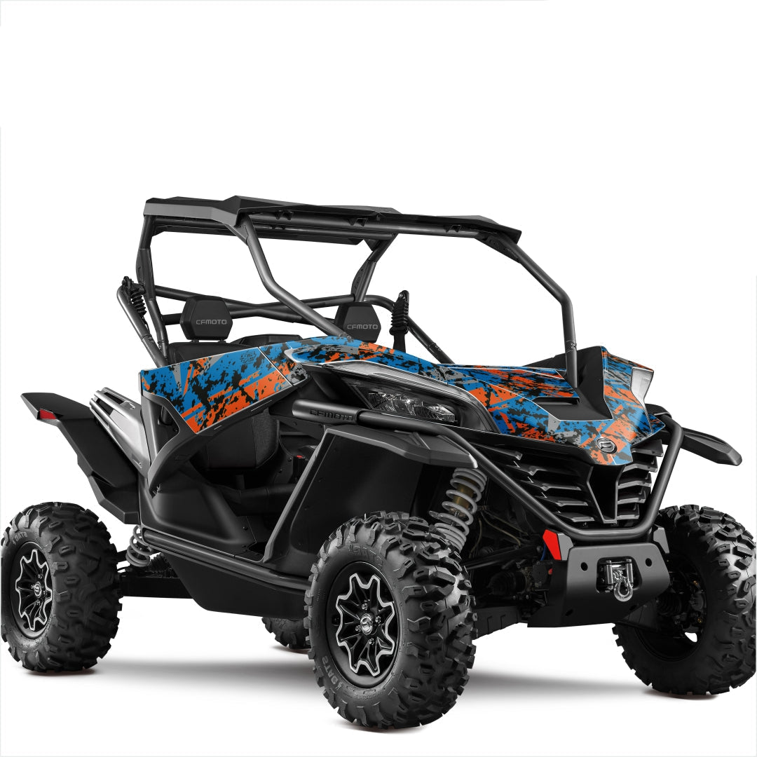 ZFORCE SPORT stickers kit orange grey
