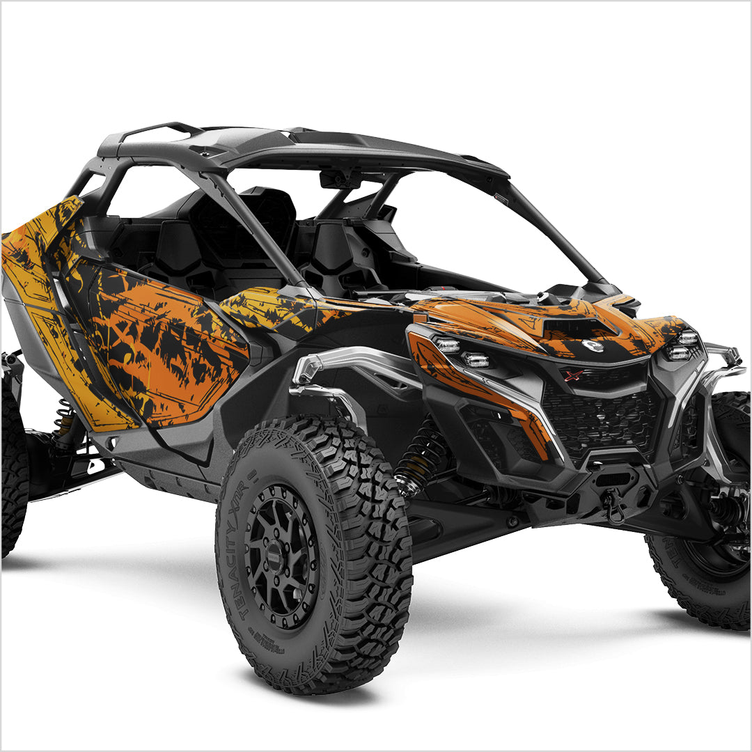 can am maverick-r 2024 decal graphics kit