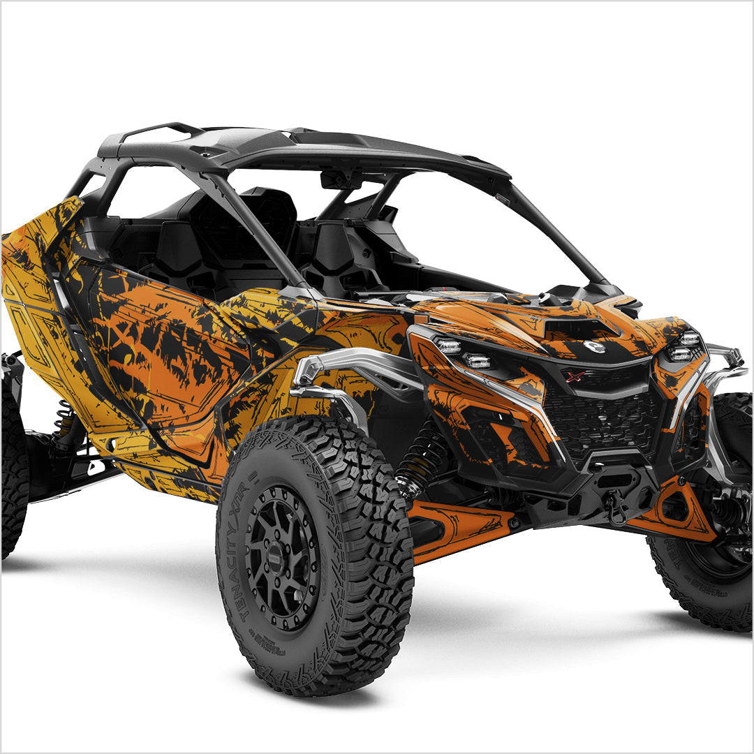 can am maverick-r 2024 decal graphics kit