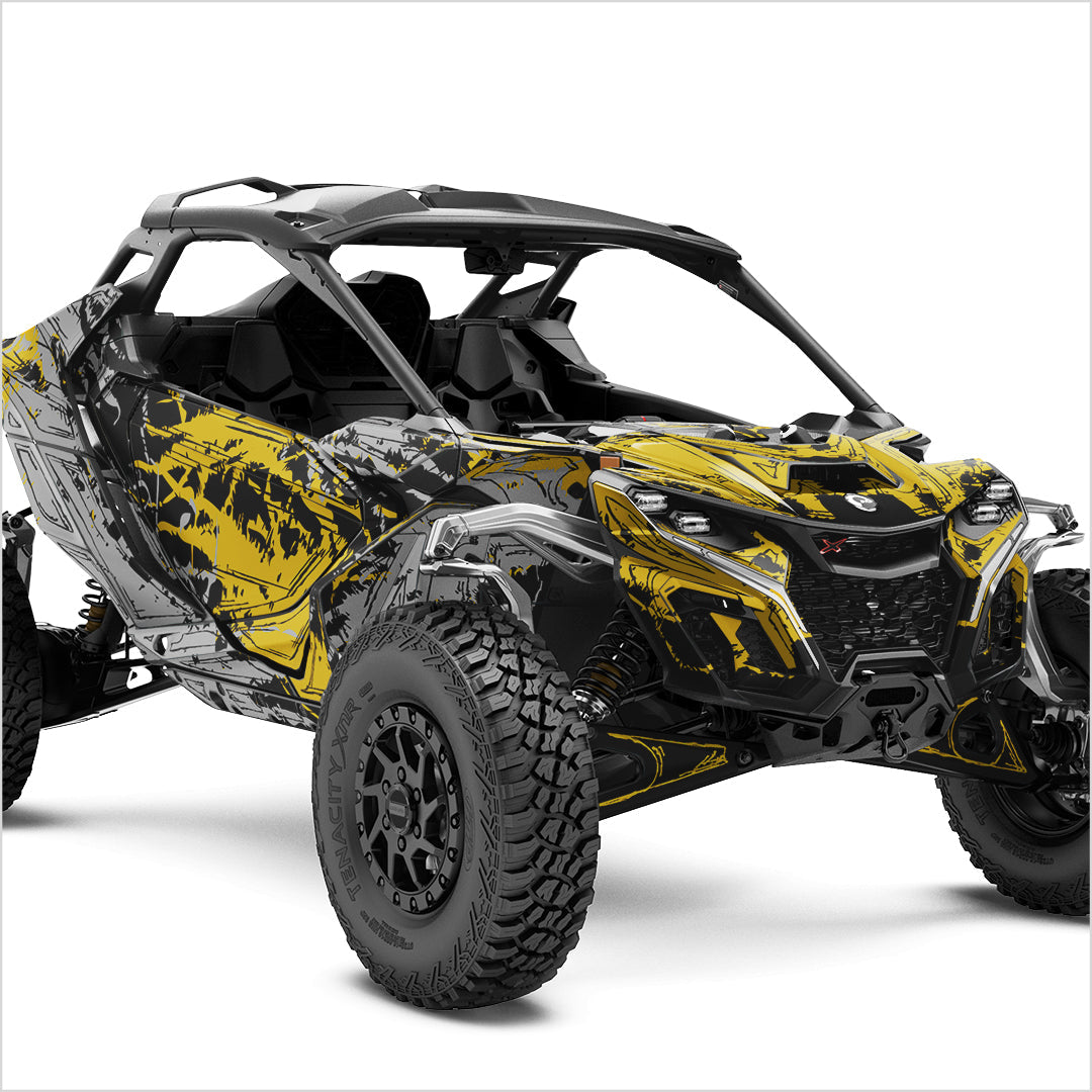 can am maverick r 2024 sticker graphics set