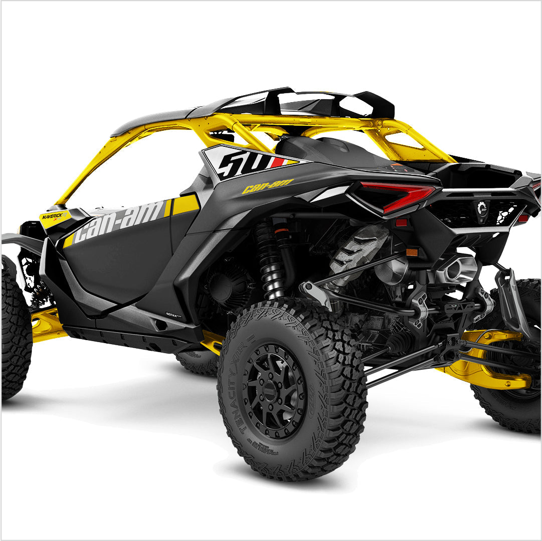 Can AM Maverick R replica stickers