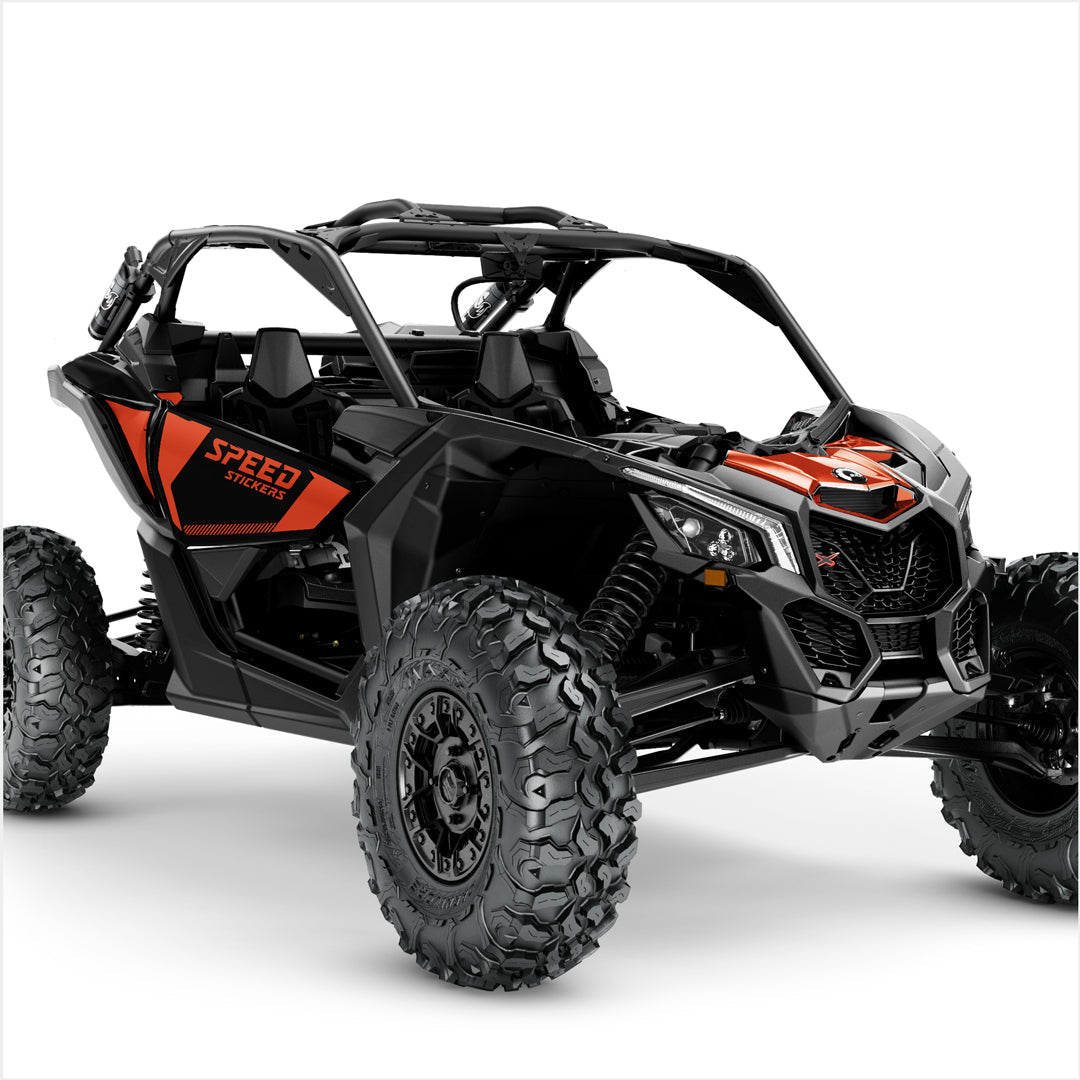 decals-wrap-sticker-can-am-Maverick-red