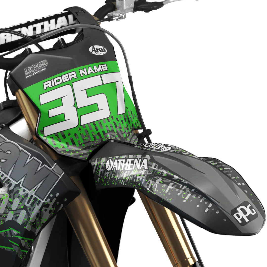 Kawasaki KXF sticker kit