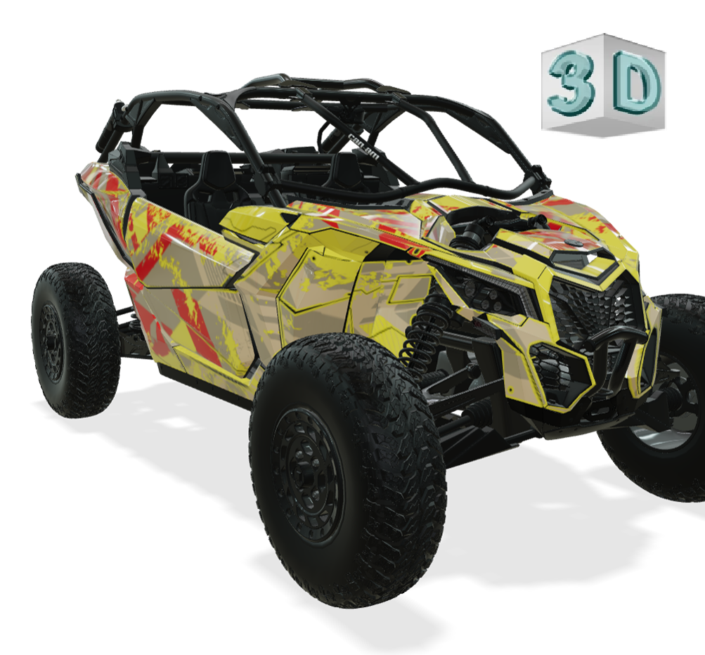 ARNOLDAS design stickers for Can-Am MAVERICK X3