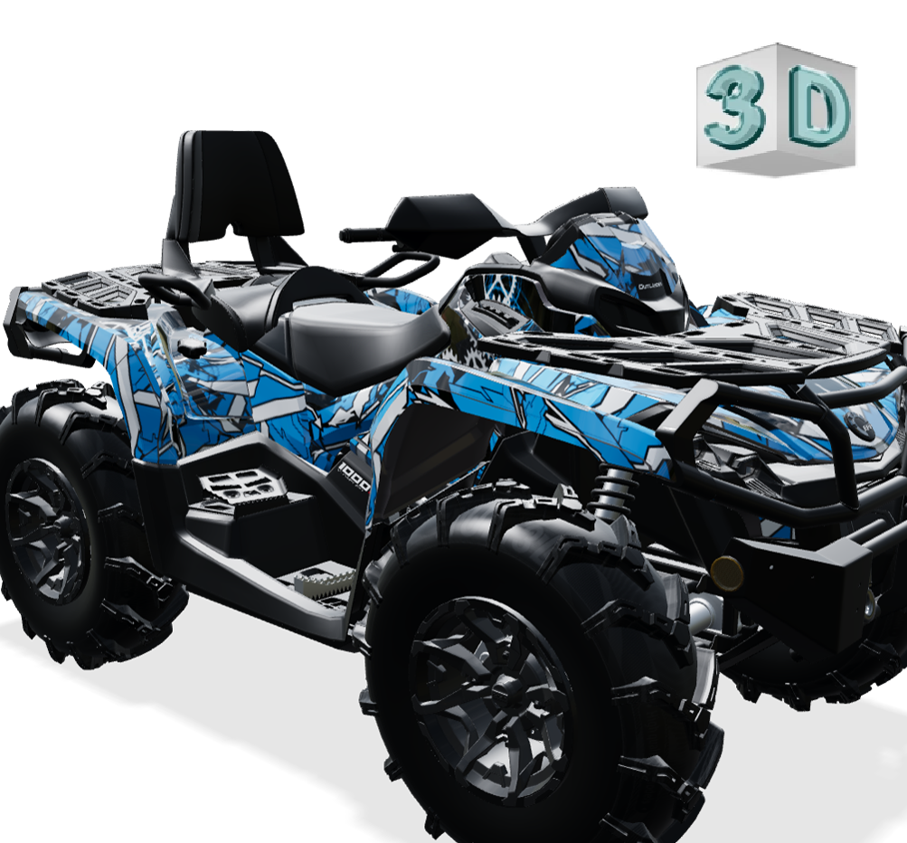 GEOMETRICK design stickers for Can-Am OUTLANDER G2