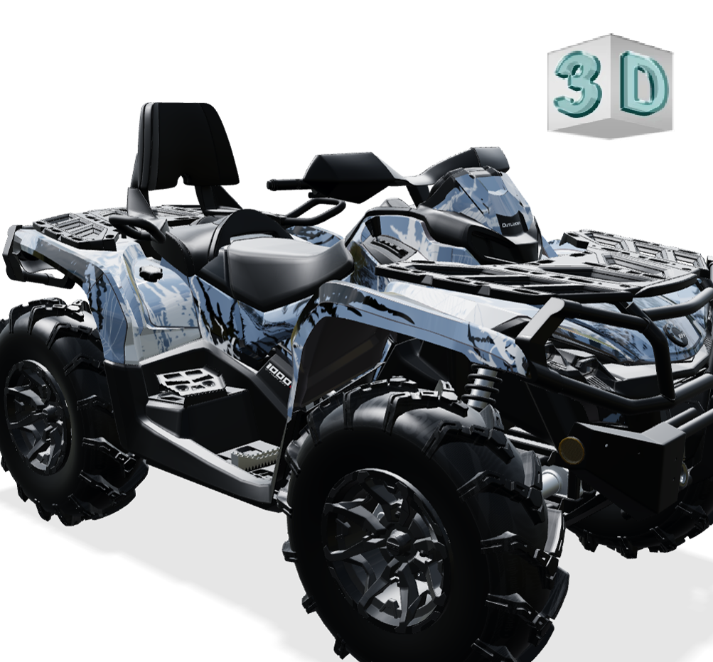 SYMBIOTE design stickers for Can-Am OUTLANDER G2