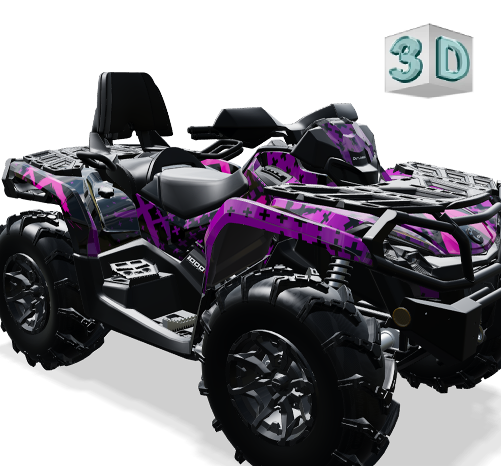 X design stickers for Can-Am OUTLANDER G2