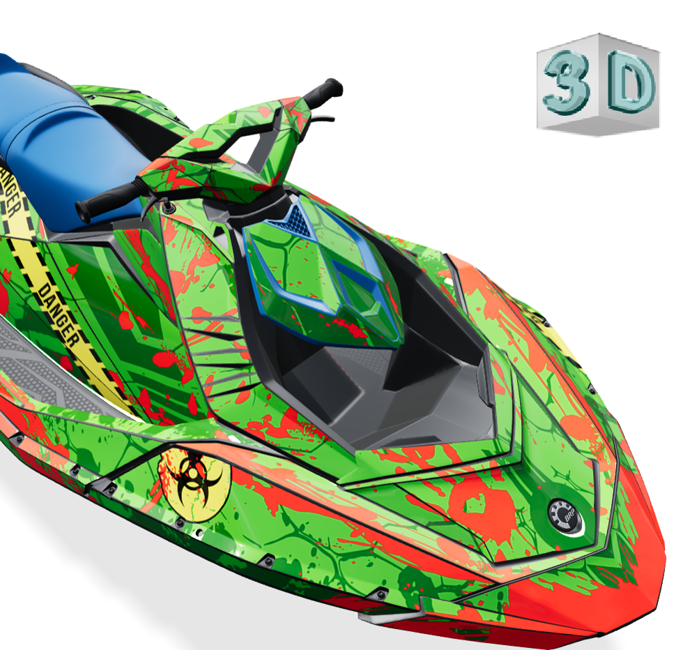 APOCALYPSE design stickers for Sea-Doo