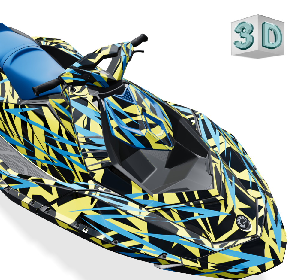 RACE SPIRIT design stickers for Sea-Doo SPARK