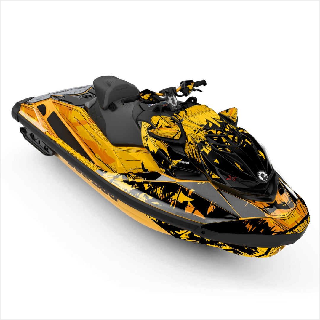 seadoo rxp 300 yellow decals