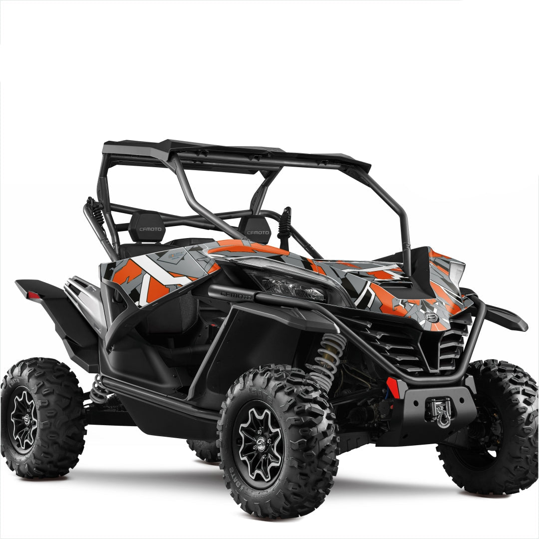 stickers for cfmoto cforce sport geometric grey