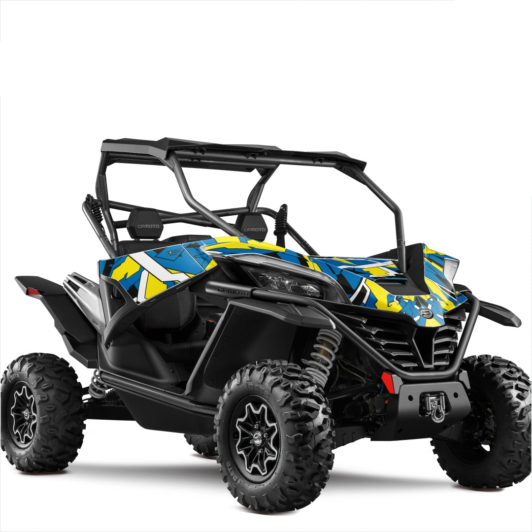 stickers for cfmoto zforce sport yellow