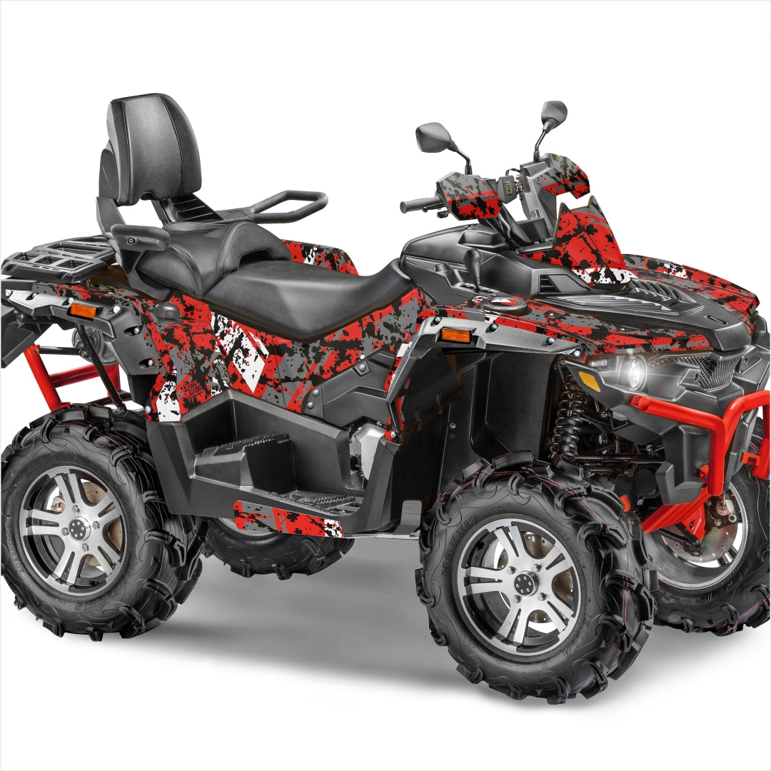 stickers stels guepard red